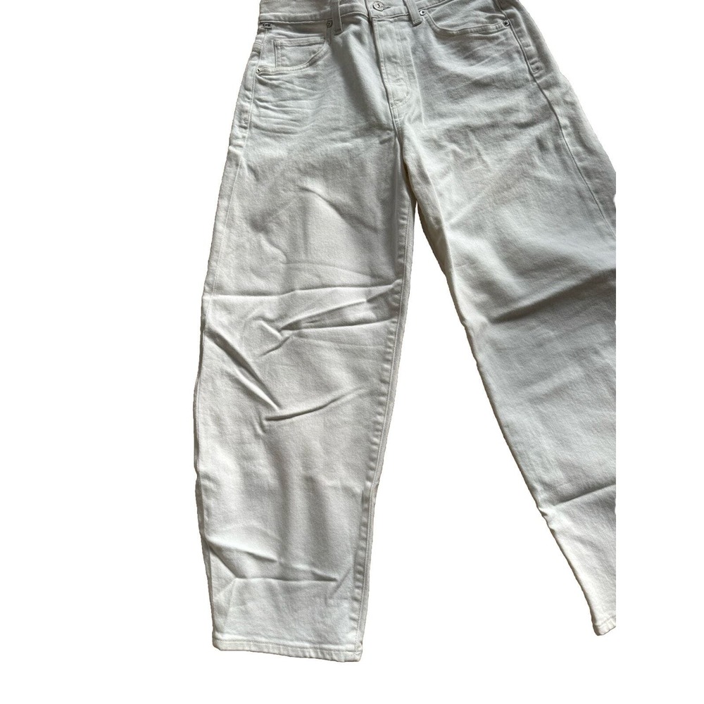 Citizens of Humanity Calista White Curved Taper Jeans Richie Size 27 NWT $228 - Picture 7 of 8